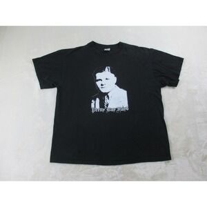 VINTAGE Delta Shirt Mens Extra Large Black Pretty Boy Floyd Cotton Outlaw*